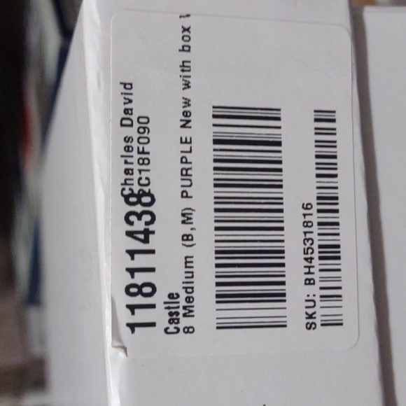 👣CHARLES DAVID Castle Stiletto Evening Dress Heels - Dark Purple footwear - Picture 11 of 13